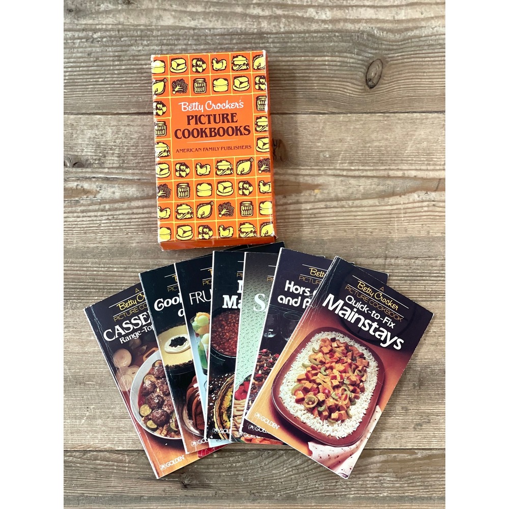 Vintage Betty Crocker Picture Cookbooks Set - American Family Publishers